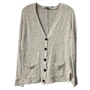 American Eagle Small Cotton Button V Neck Long Sleeve Cardigan Sweater R